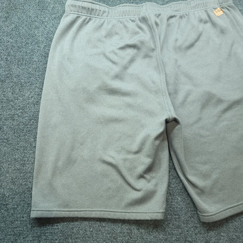 Copper Fit Mens Gray Copper Infused Athletic Shorts Zipper Pockets XL 20in Waist